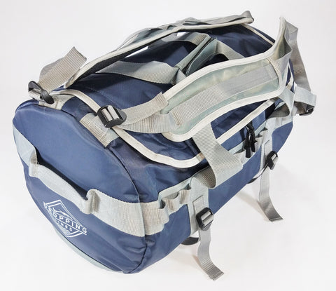 Dropping Lines - GEAR BACKPACK / DUFFEL BAG - BLUE / GREY