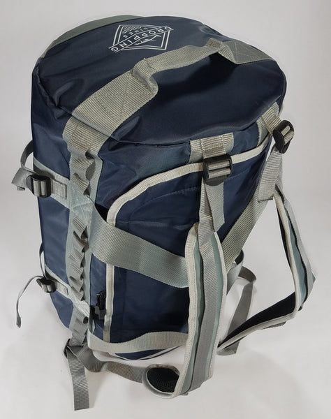 Dropping Lines - GEAR BACKPACK / DUFFEL BAG - BLUE / GREY