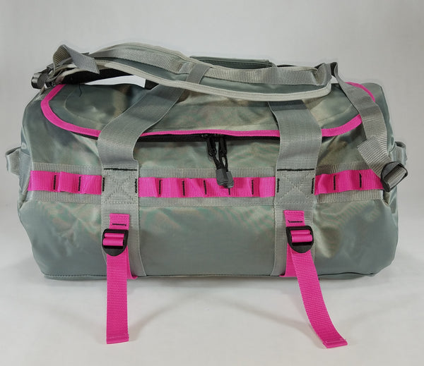 Dropping Lines - GEAR BACKPACK / DUFFEL BAG - GREY / PINK