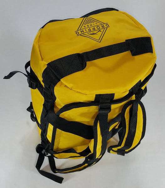 Dropping Lines - GEAR BACKPACK / DUFFEL BAG - YELLOW/BLACK