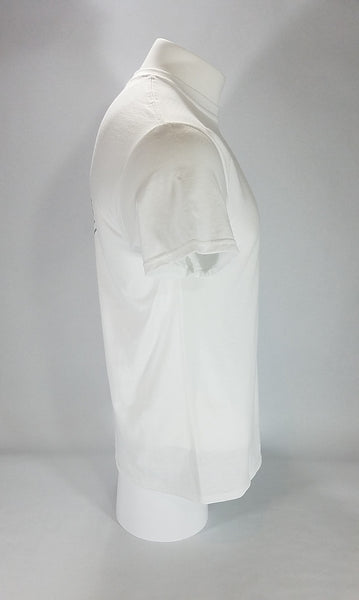 Dropping Lines - White - Logo T-Shirt