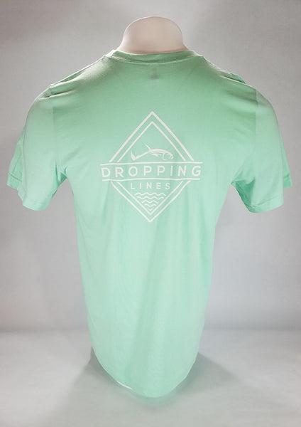 Dropping Lines - Mint - Logo T-Shirt