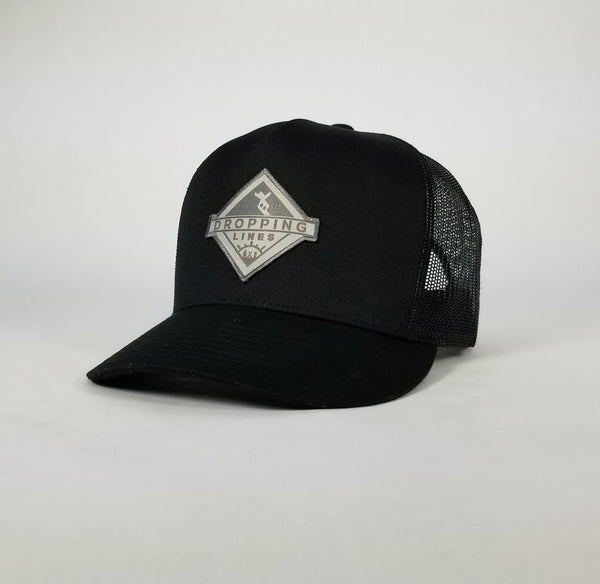 Dropping Lines - SNOW - Curved Bill- Snapback