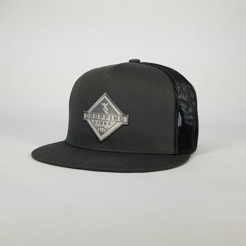 Dropping Lines - SNOW - Flat Bill- Snapback