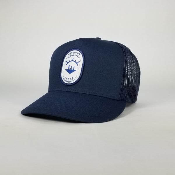 Dropping Lines - SNOW - Curved Bill- Snapback