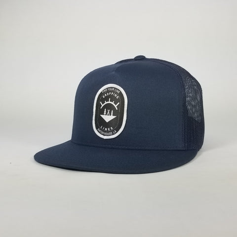 Dropping Lines - SNOW - Flat Bill- Snapback