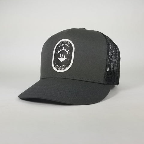 Dropping Lines - SNOW - Curved Bill- Snapback