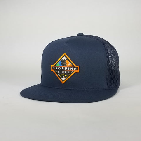 Dropping Lines - SNOW - Flat Bill- Snapback