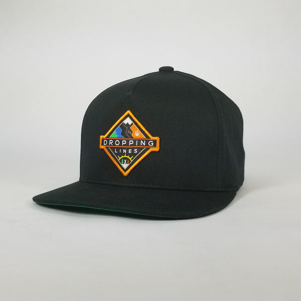 Dropping Lines Snow - Flatbilled- Snapback