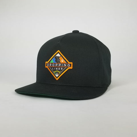 Dropping Lines Snow - Flatbilled- Snapback