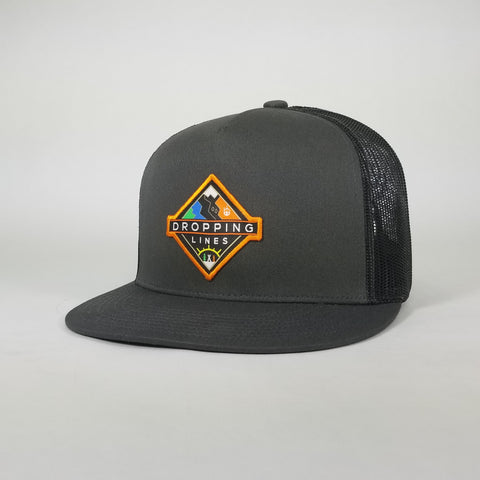 Dropping Lines - SNOW - Flat Bill- Snapback