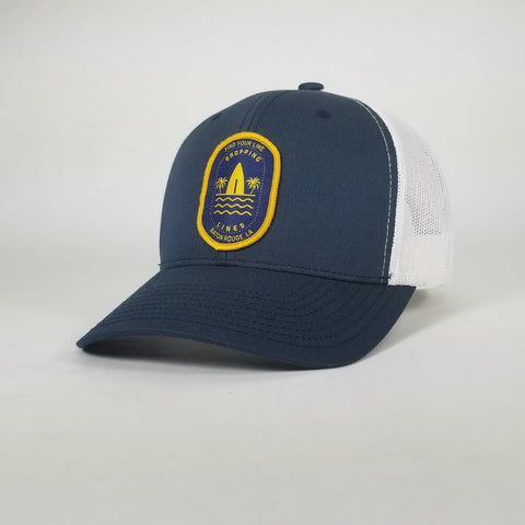 Dropping Lines - SURF / SUP - Blue/White - Hat