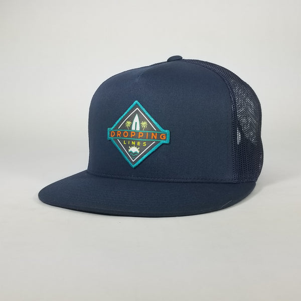 Dropping Lines - SURF/SUP - Flat Bill- Snapback