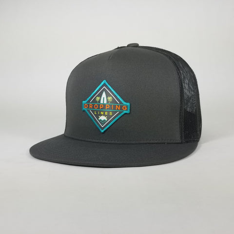 Dropping Lines - SURF/SUP - Flat Bill- Snapback