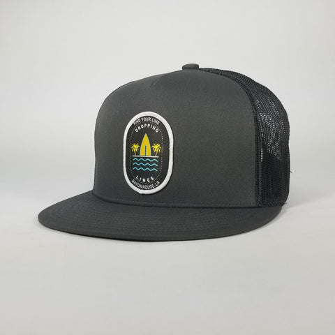 Dropping Lines - SURF/SUP - Flat Bill- Snapback