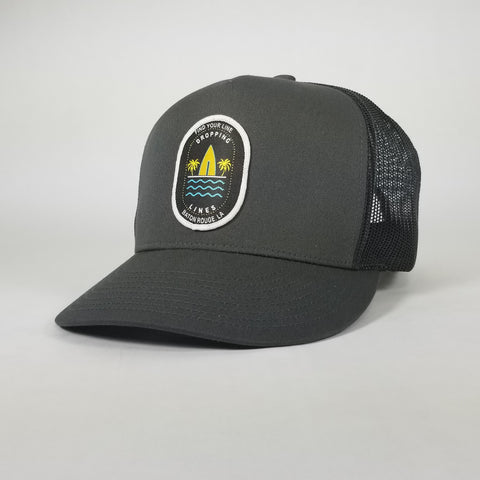 Dropping Lines - SNOW - Curved Bill- Snapback