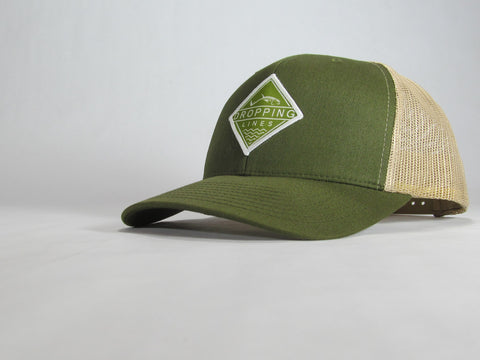 Dropping Lines - Green/Brown - Hat