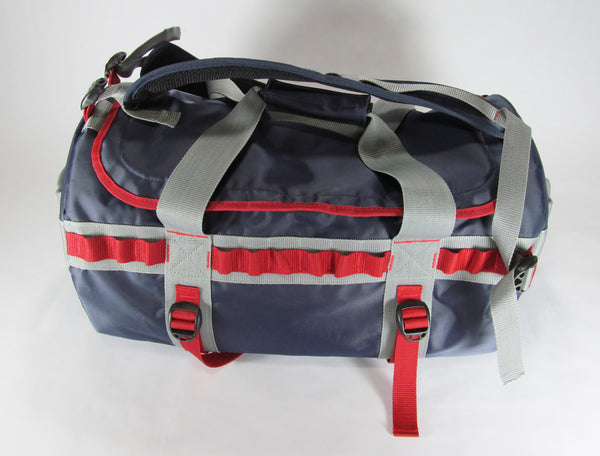 DROPPING LINES - GEAR BACKPACK / DUFFEL BAG - BLUE/RED